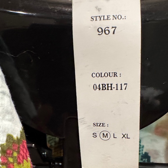 Chaudry Floral Women's Blouse with Scarf Accent - Picture 3 of 16